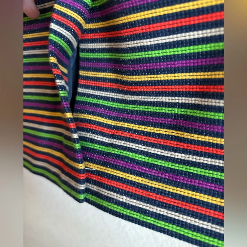 NWOT Talbots Multicolor Striped Pencil Skirt - Picture 3 of 9